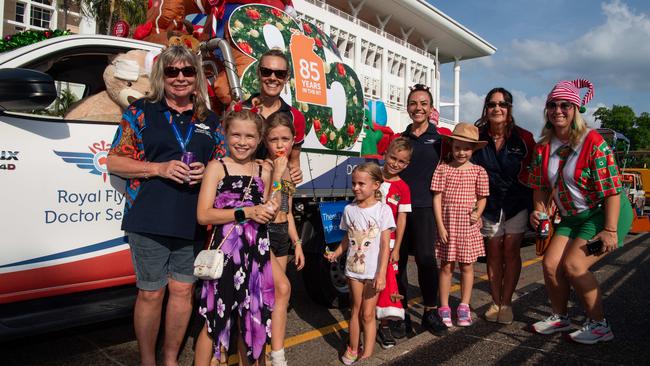 Royal Flying Doctor Service as thousands of Territorians braved the tropical heat for A Very Darwin Christmas Pageant. Picture: Pema Tamang Pakhrin