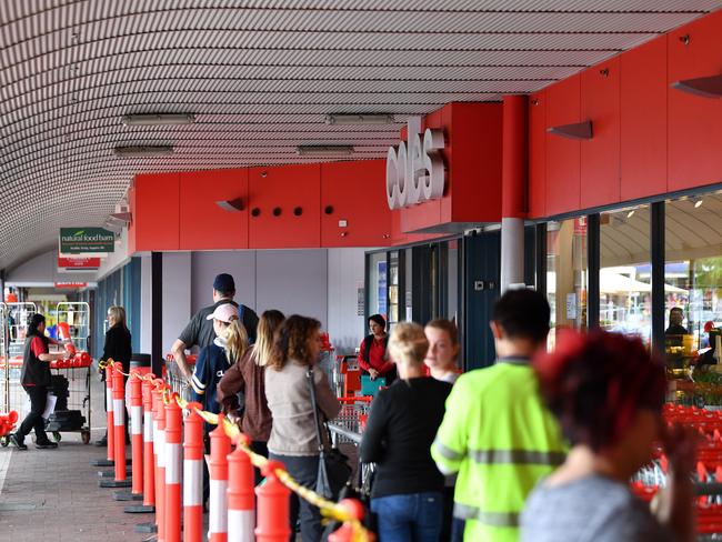 Coles has thanked customers for their patience. Picture: AAP