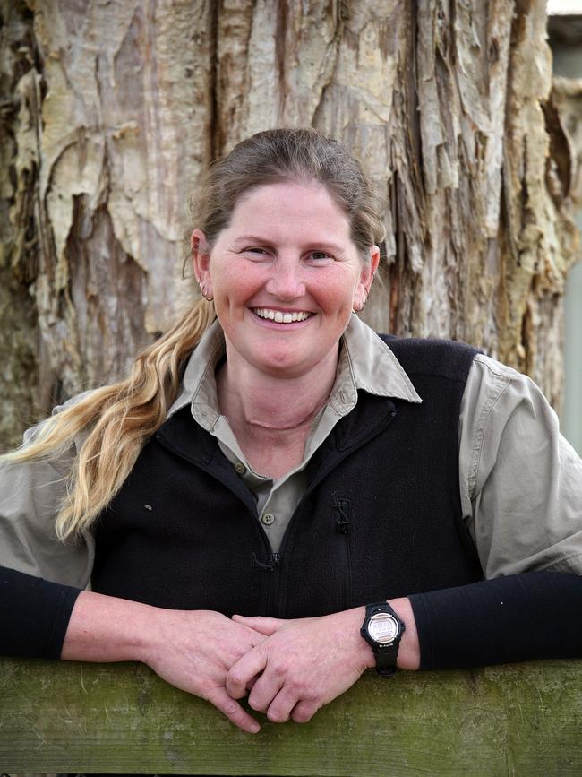 Jen Brown at Central Coast Zoo.. Picture Jeff Darmanin