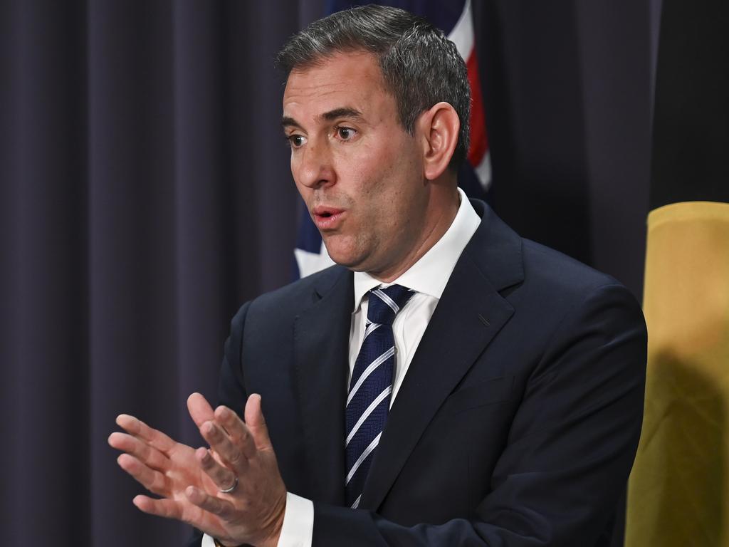 Federal Treasurer Jim Chalmers. Picture: NewsWire/Martin Ollman