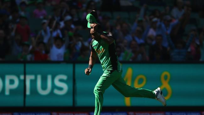 Dwayne Bravo was superb in the field — after an embarrassing run-out. Picture: Getty