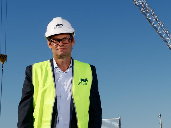 SYDNEY, AUSTRALIA - NewsWire Photos JULY 19, 2023: Campbell Hanan, Group Chief Executive Officer & Managing Director of Mirvac, at Willoughby development NINE on Wednesday. Picture: NCA NewsWire / Nikki Short