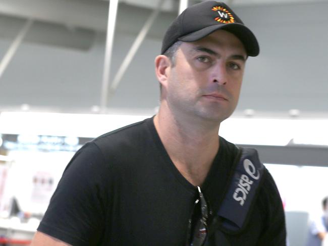 Brian Lake at Kansai International Airport in Osaka, Japan on July 14, 2018. Picture: Buddhika Weerasinghe