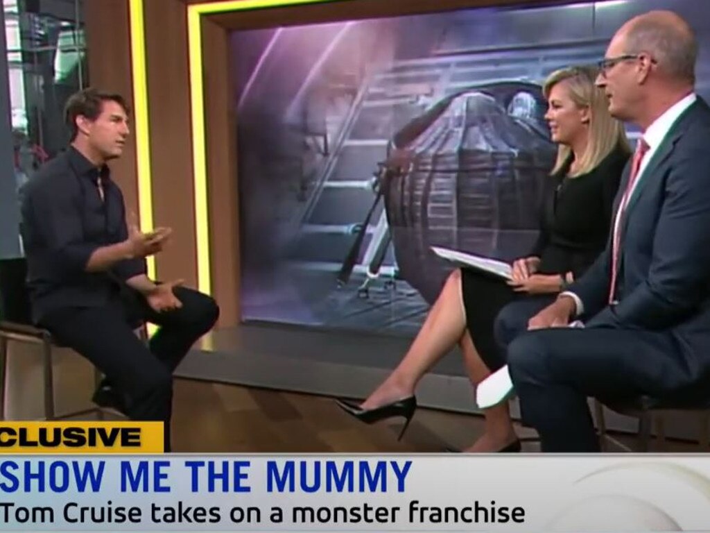 Tom Cruise has appeared on Sunrise several times over the years.