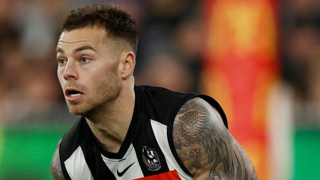 Jamie Elliott struggled with the mental demons when issues with his hamstrings were at their lowest point. Picture: Michael Willson/AFL Photos via Getty Images