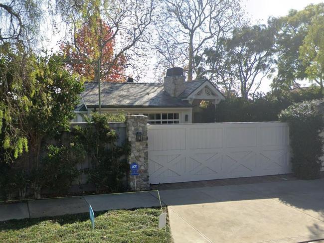 Billy Crystal’s much-loved family home before the Californian fires.