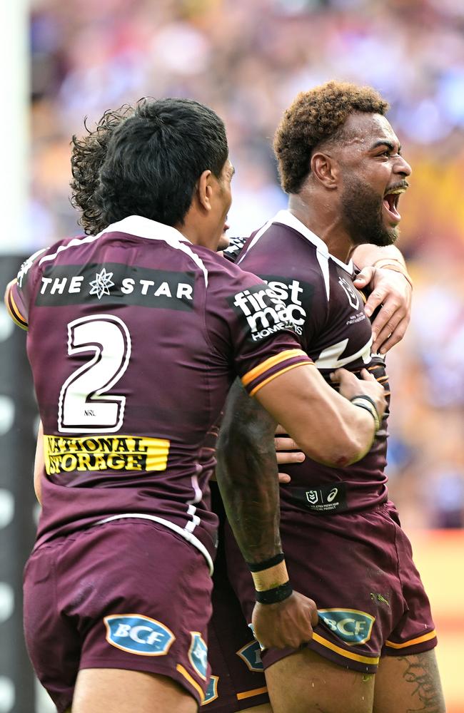 Ezra Mam made a stunning return to first grade. Picture: Bradley Kanaris/Getty Images