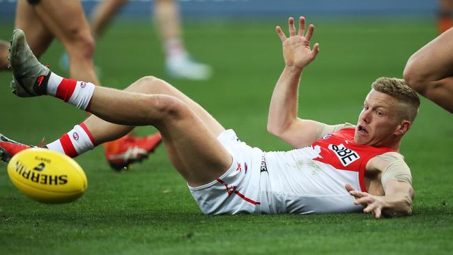 What will the loss of Dan Hannebery mean for Sydney? Picture: Phil Hillyard