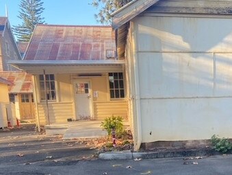 An elderly man was sight-seeing at the Women’s Factory at Cumberland Hospital when he was hit by a car. Picture: Supplied (by Georgia Clark)