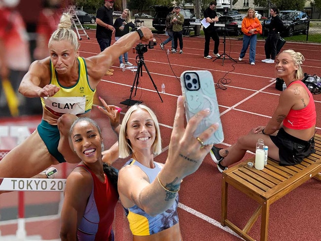 Hurdler Liz Clay quit work and turned the camera on herself to fund her Olympic dream.