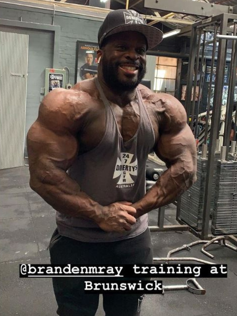 The gym is popular among bodybuilders. Picture: Instagram