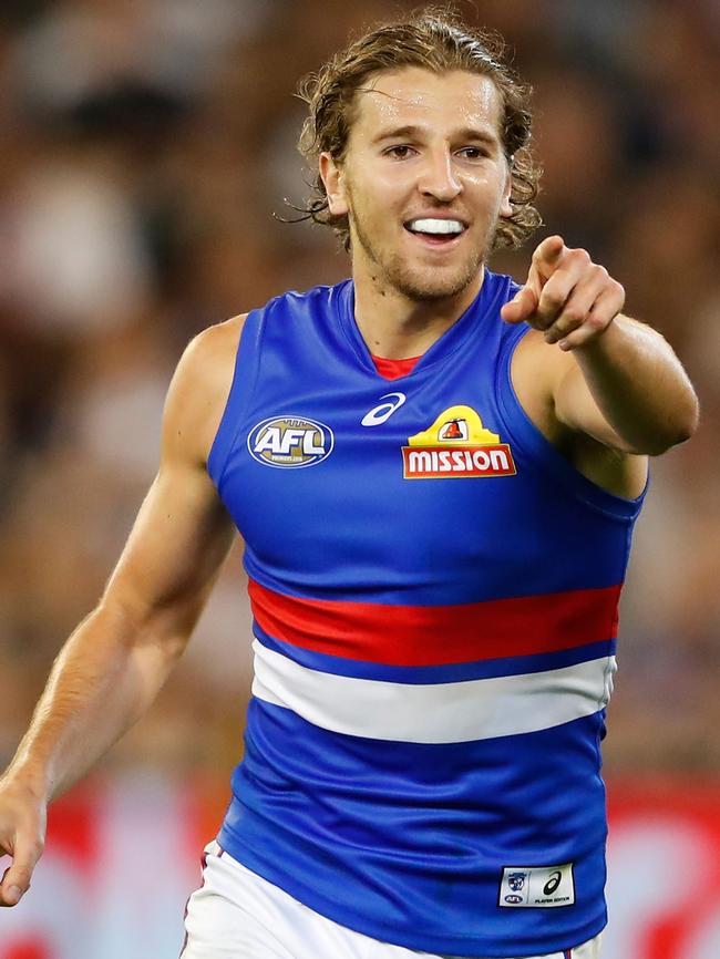 Oh captain, our captain ... Marcus Bontempelli was named to lead the AFL’s best 22 under 22 side. Picture: Getty Images