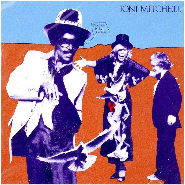 The original artwork, with Joni in the centre – and at left, in blackface.