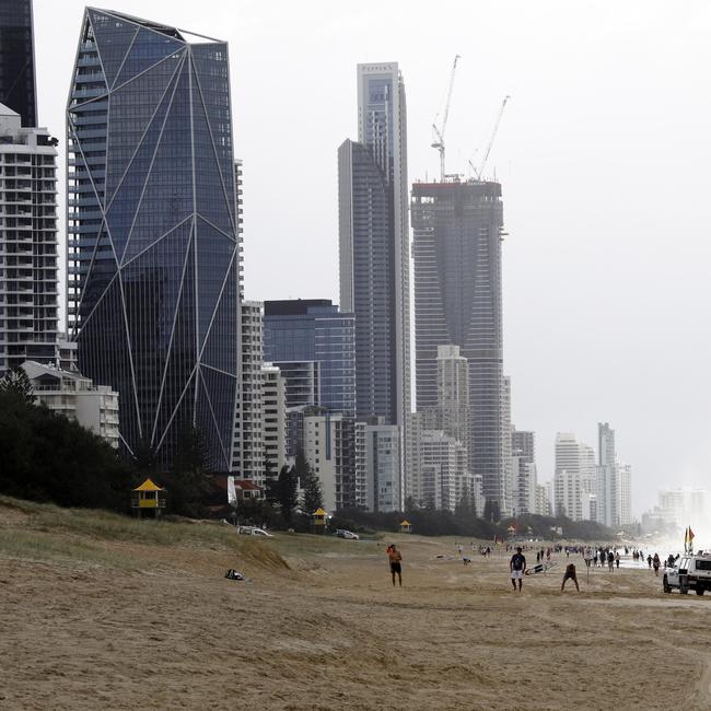Day 2 in lockdown. Members of the public enjoy the beach. Picture: Tertius Pickard