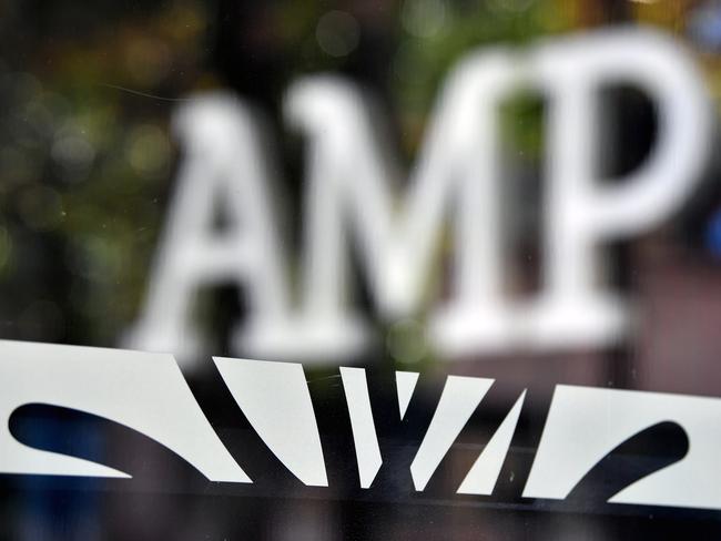 AMP Bank signage in Sydney, Saturday, May 5, 2018. (AAP Image/Joel Carrett) NO ARCHIVING