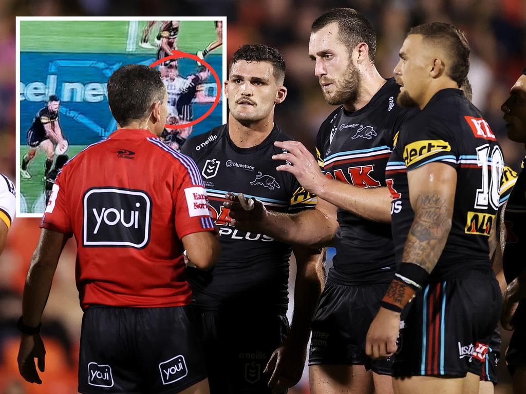 Footage reveals Penrith pushing the boundaries in its bid to protect Nathan Cleary.