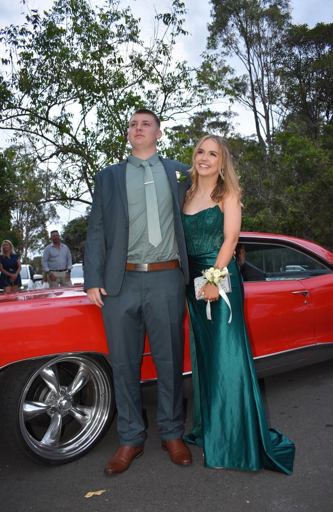 Students at the Meridan State College formal 2024.