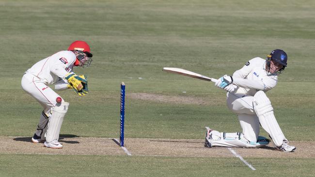 Mathew Gilkes, here playing for the Blues, made the headlines with his double century.