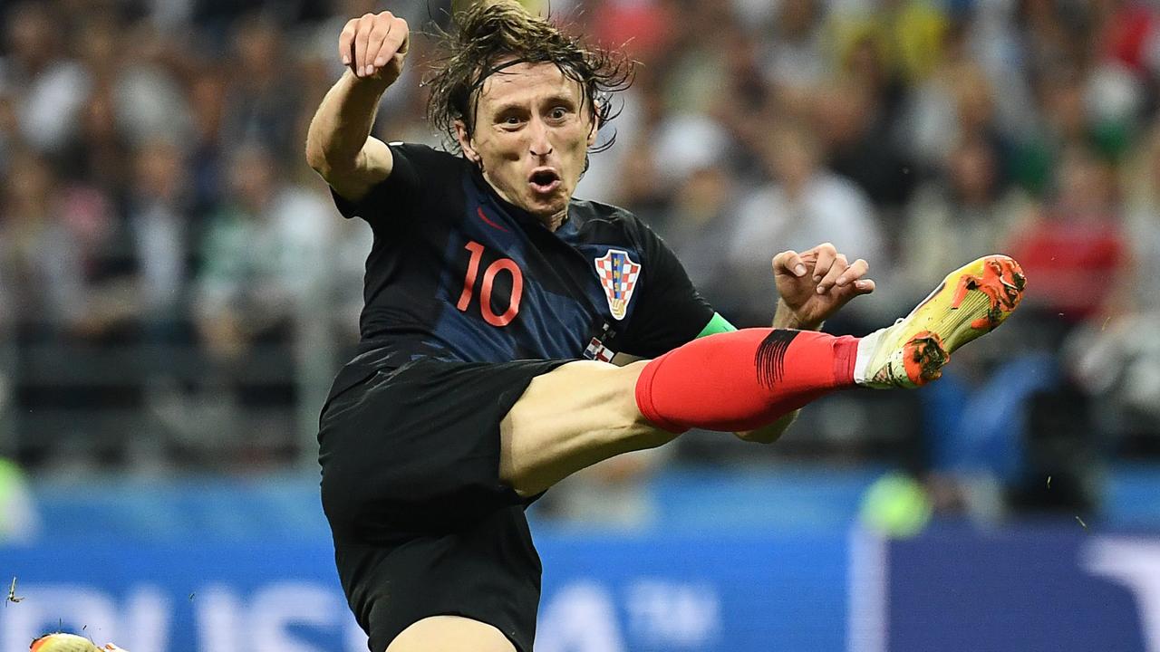 Croatia's midfielder Luka Modric.