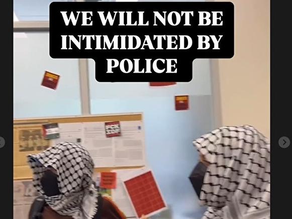 UniMelb Physics professor Steven Prawer had his office raided and occupied by a group of pro-Palestinian students.