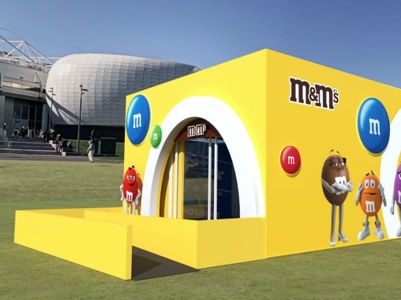 M&Ms are the official confectionery partner at the Australian Open