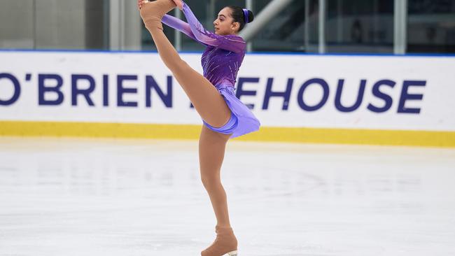 Simona Bhasin in action during the Crystal Challenge.