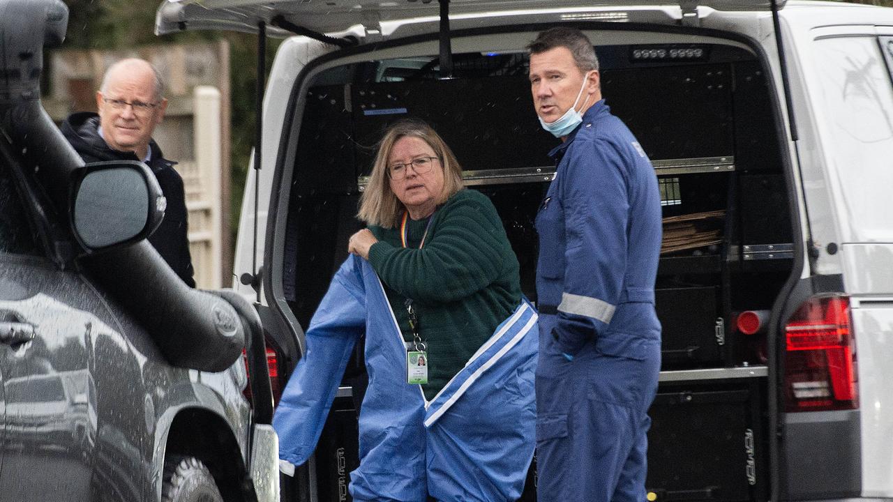 The man was found suffering critical injuries at a home on Ashleigh St. Picture: NCA Newswire / Nicki Connolly