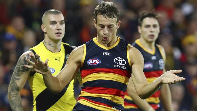 Tom Doedee enjoyed a brilliant season for the Crows. Picture: Sarah Reed