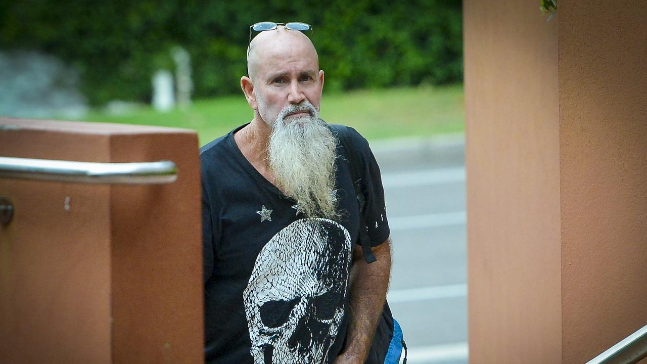 Gregg Edward Haywood, pictured outside another court room regarding a previous case outside of Bundaberg.