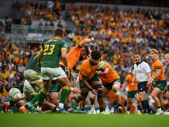 Can the Wallabies knock off the Springboks in Perth? Picture: Getty Images