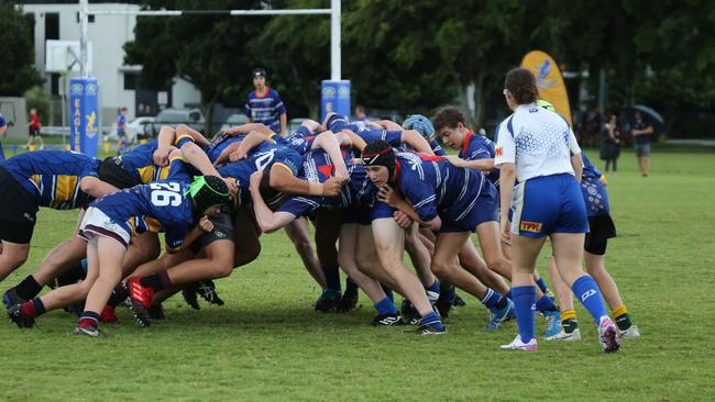 Day 1 of the King of the Country junior rugby union tournament at the Gold Coast Eagles Rugby Union Club. Under-15s: 10.40am: USQ Saints v Invitational Barbarians USQ Player No Barbarians Player No Pic Mike Batterham