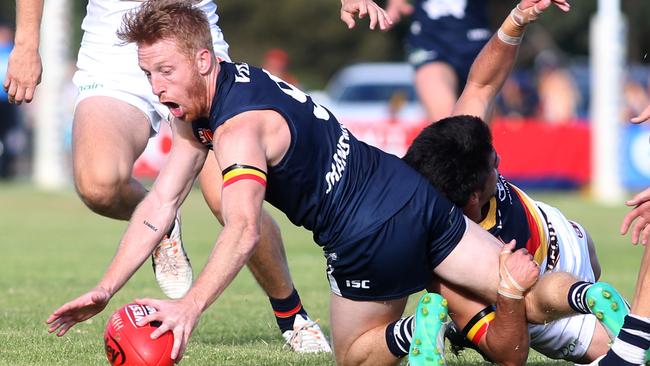 South Adelaide star Nick Liddle will go around again in search of that elusive Panthers flag. Picture: Stephen Laffer