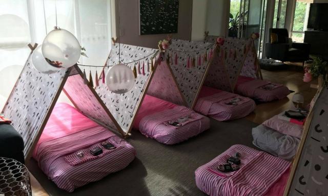 Mum creates amazing slumber party using Kmart items for bargain price
