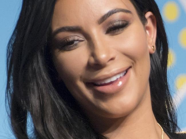 CANNES, FRANCE - JUNE 24: Kim Kardashian West laughs on stage during the Sudler forum as part of the Cannes Lions International Festival of Creativity on June 24, 2015 in Cannes, France. (Photo by Francois G. Durand/Getty Images)