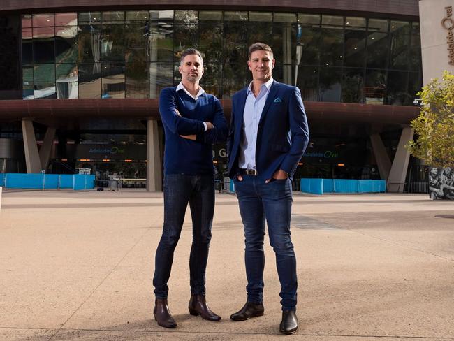 Pickstar's James Begley and Matthew Pavlich. Picture: Supplied