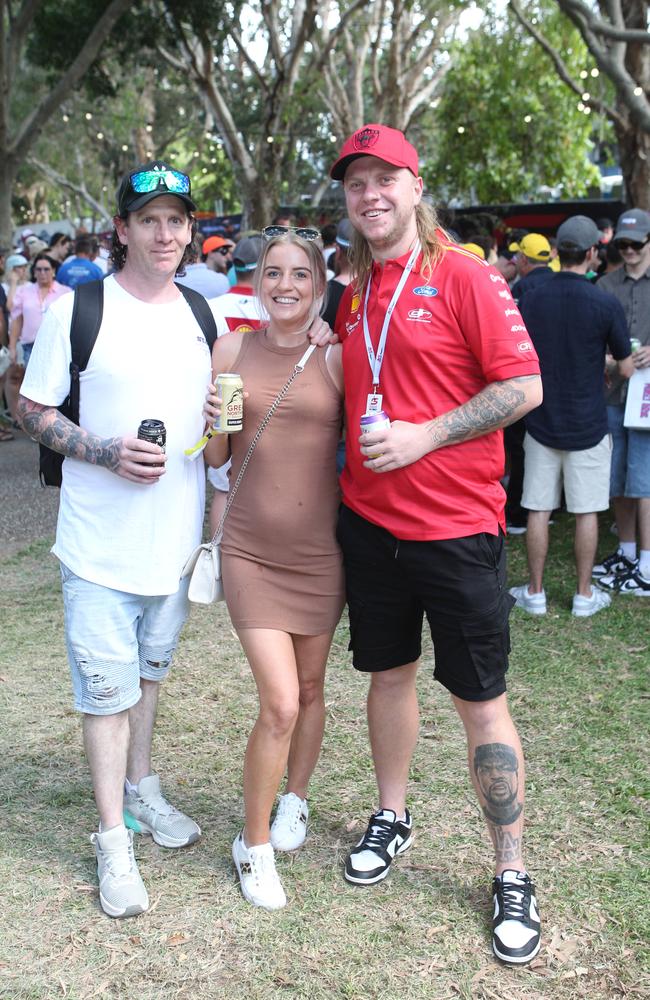 GC 500. Daniel Gruneberg, Carly Kerr and Jesse Kendall. 26 October 2024 Surfers Paradise Picture: Richard Gosling