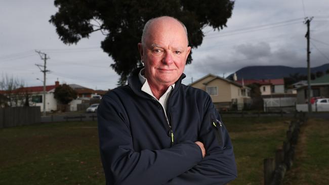 Chris Oldfield chair of the Mount Wellington Cableway Company. Hobart City Council has rejected the company's application for a cable car on kunanyi/Mount Wellington. Picture: Nikki Davis-Jones