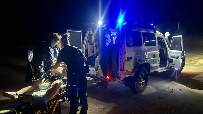 December 24 rescue at Sandy Point near Yeppoon.