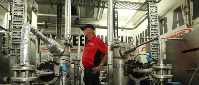 PWR managing director Kees Weel inspects the wind tunnel at the company’s Ormeau base. Picture: Glenn Hampson