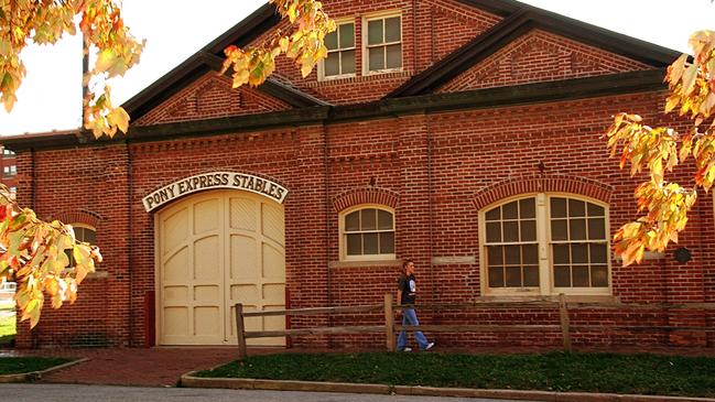 The former headquarters of the Pony Express.