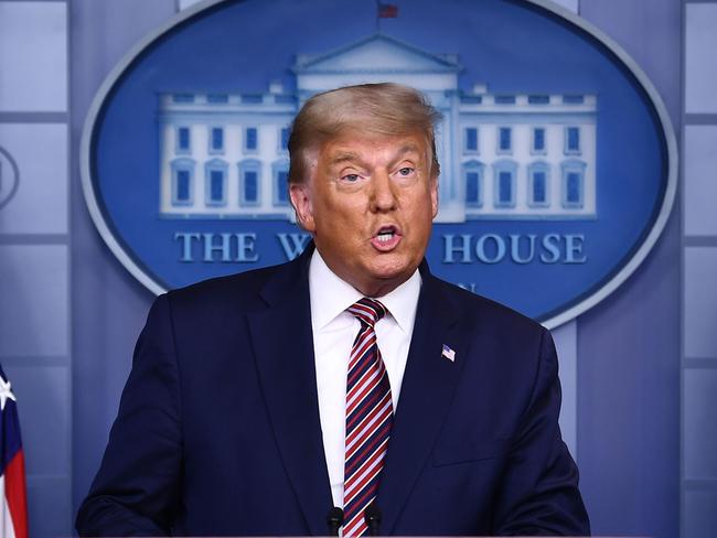 US President Donald Trump at the White House in Washington, DC. Picture: AFP