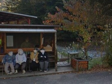Look closely and you will spot that these people are not real. Picture: Google Maps