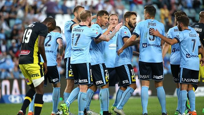 Sydney FC beat Central Coast 4-0 via Filip Holosko, Bobo and Alex ...