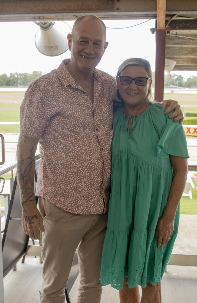 Noel and Janelle McKee at the Bundaberg Catholic Schools Race Day.