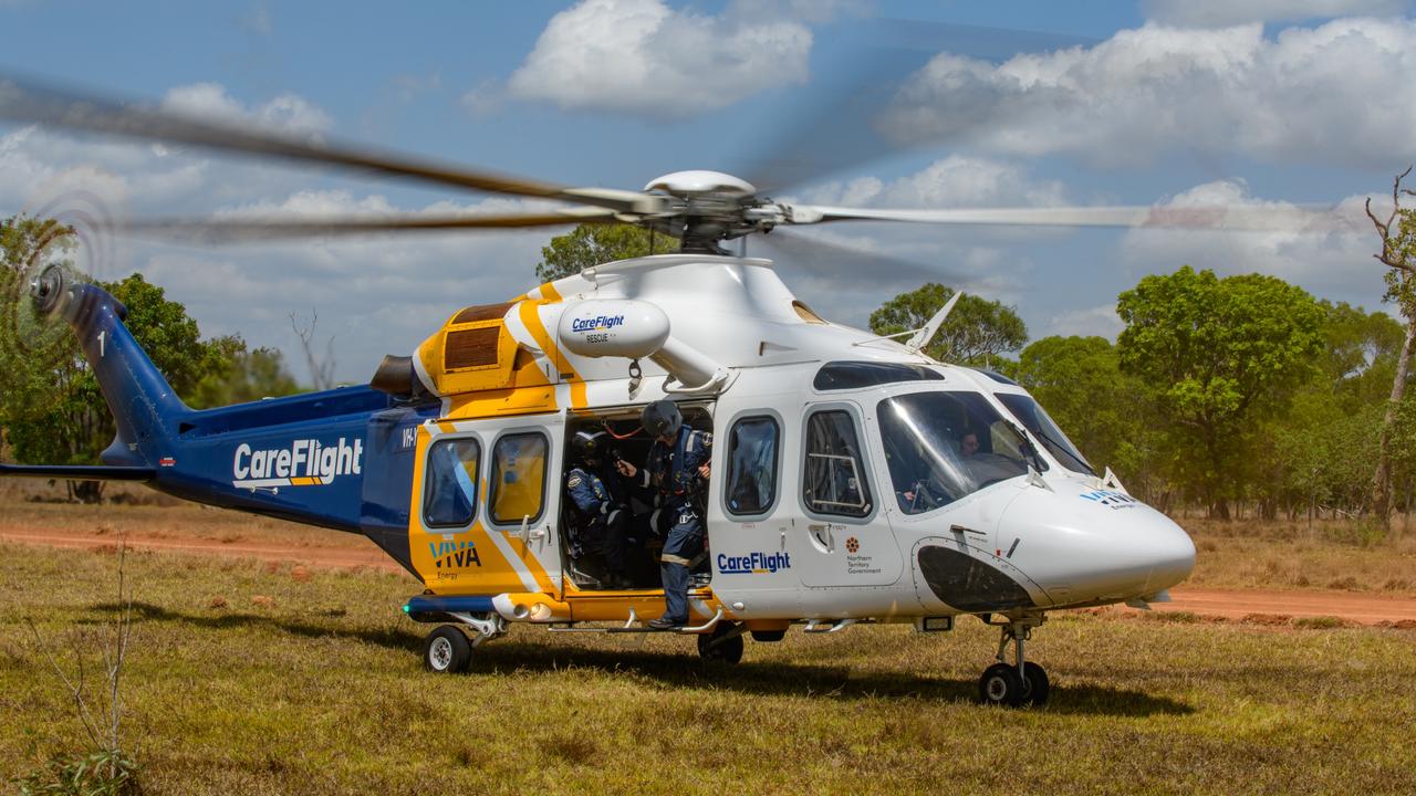 CareFlight NT debuted the high-tech AW139 aeromedical rescue helicopter in 2014. In the 10 years since, it has flown more than 1500 missions. Picture: Steve Strike