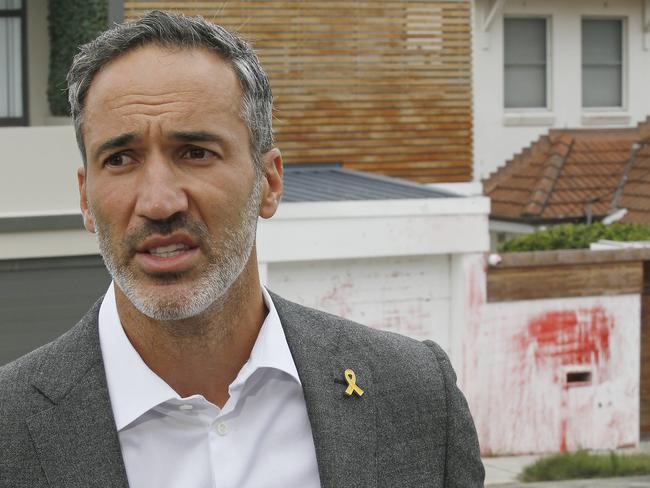 Executive Council of Australian Jewry co-CEO Alex Ryvchin after visiting his former family home in Dover Heights which was the target of an anti-Semitic attack. Picture: NewsWire/John Appleyard