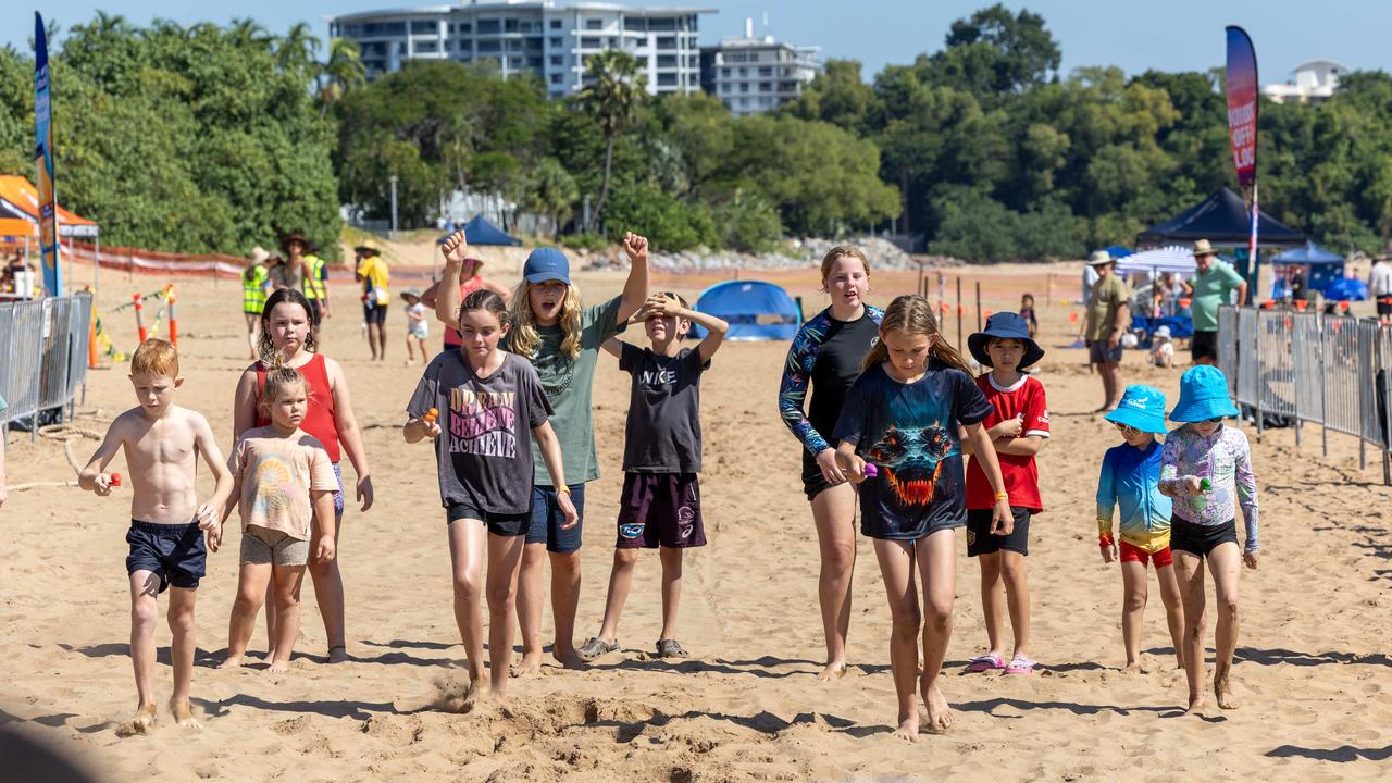 Darwin Beer Can Regatta at Mindil Beach, 2025. Picture: Pema Tamang Pakhrin