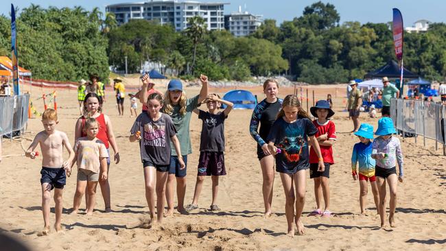 Darwin Beer Can Regatta at Mindil Beach, 2025. Picture: Pema Tamang Pakhrin