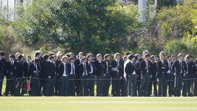 APS Footy: Haileybury v Caulfield Grammar. Picture: Valeriu Campan