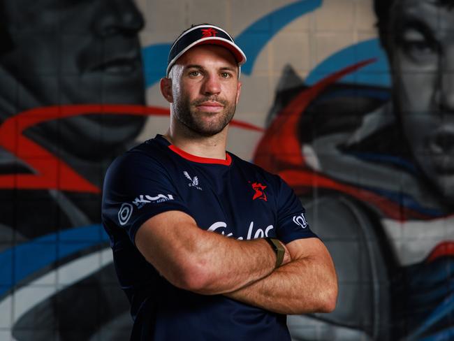 James Tedesco will finish his NRL career at Sydney Roosters. Picture: Justin Lloyd.